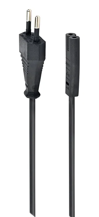 GEMBIRD Cable de Alimentación 1,8 m C7 Macho a C8 Hembra Negro