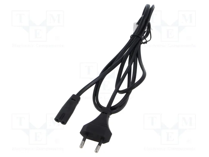 GEMBIRD Cable de Alimentación 1,8 m C7 Macho a C8 Hembra Negro GEMBIRD Cable de Alimentación 1,8 m C7 Macho a C8 Hembra Negro