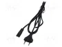 GEMBIRD Cable de Alimentación 1,8 m C7 Macho a C8 Hembra Negro