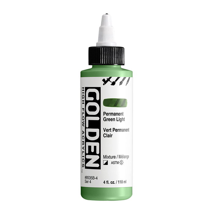 Golden High Flow Colores Acrílicos Permanente Verde Claro 118 ml Golden High Flow Colores Acrílicos Permanente Verde Claro 118 ml