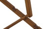 DKD Home Decor Hamaca de Terraza y Jardín Blanco Marrón Acacia y Poliéster 57 x 83 x 96 cm (2 Unidades)