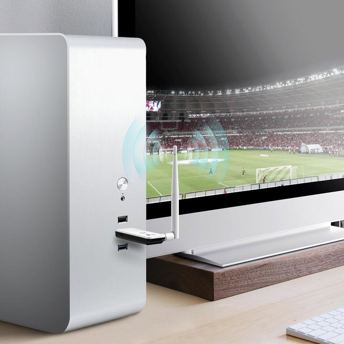 TP-Link TL-WN722N Adaptador de red USB 150Mbps con antena de 4dBi