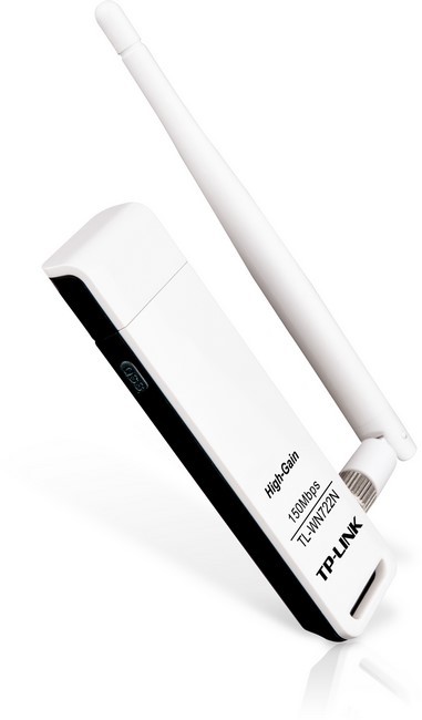 TP-Link TL-WN722N Adaptador USB Wi-Fi N 150Mbps con Antena de 4dBi