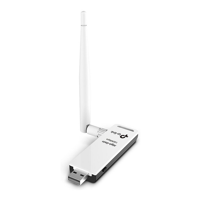 TP-Link TL-WN722N Adaptador USB Wi-Fi N 150Mbps con Antena de 4dBi