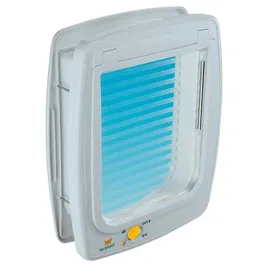 Ferplast Puerta para Gatos Swing 11 Blanca con Túnel 31 x 9.6 x 38.4 cm