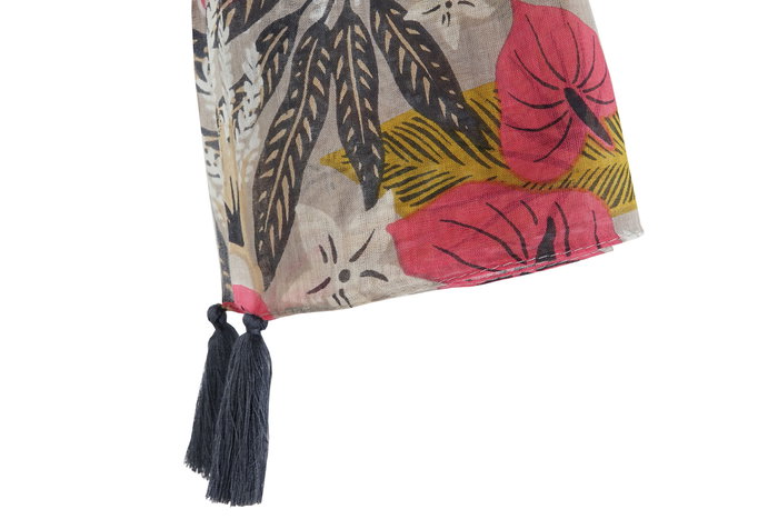 DKD Home Decor Foulard Hawai Mediterraneo Multicolor Naranja 0.2 x 180 x 110 cm (6 Unidades)