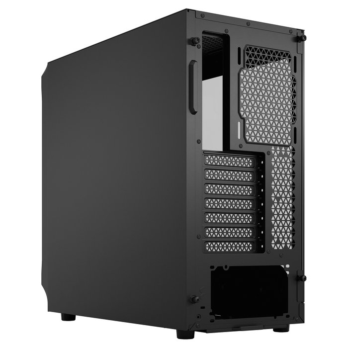 Fractal Design Focus 2 Mid Tower ATX Gaming, Negro con Ventana Lateral de Vidrio Templado, Compatible con ATX, Micro-ATX, Mini-ITX