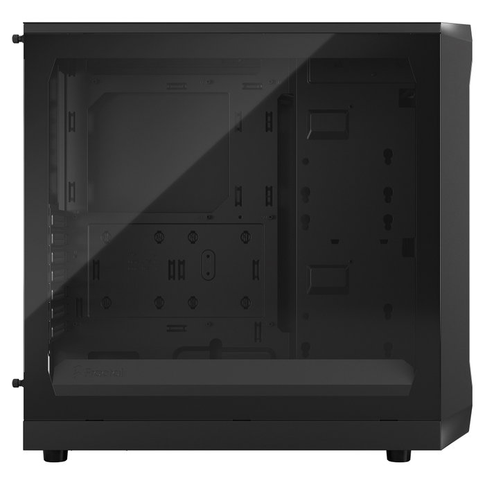 Fractal Design Focus 2 Mid Tower ATX Gaming, Negro con Ventana Lateral de Vidrio Templado, Compatible con ATX, Micro-ATX, Mini-ITX