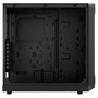 Fractal Design Focus 2 Mid Tower ATX Gaming, Negro con Ventana Lateral de Vidrio Templado, Compatible con ATX, Micro-ATX, Mini-ITX
