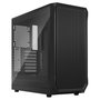 Fractal Design Focus 2 Mid Tower ATX Gaming, Negro con Ventana Lateral de Vidrio Templado, Compatible con ATX, Micro-ATX, Mini-ITX