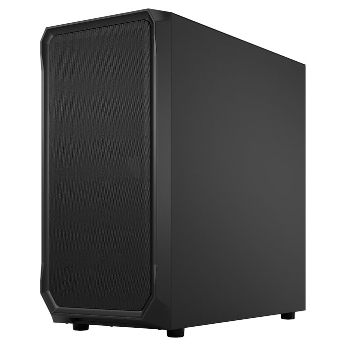 Fractal Design Focus 2 Mid Tower ATX Gaming, Negro con Ventana Lateral de Vidrio Templado, Compatible con ATX, Micro-ATX, Mini-ITX