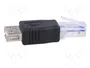 AKYGA Adaptador USB 2.0 a RJ45 Negro