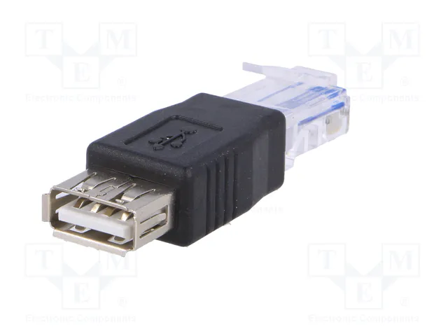 AKYGA Adaptador USB 2.0 a RJ45 Negro AKYGA Adaptador USB 2.0 a RJ45 Negro