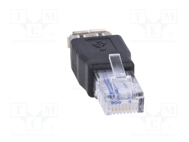 AKYGA Adaptador USB 2.0 a RJ45 Negro AKYGA Adaptador USB 2.0 a RJ45 Negro
