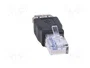 AKYGA Adaptador USB 2.0 a RJ45 Negro