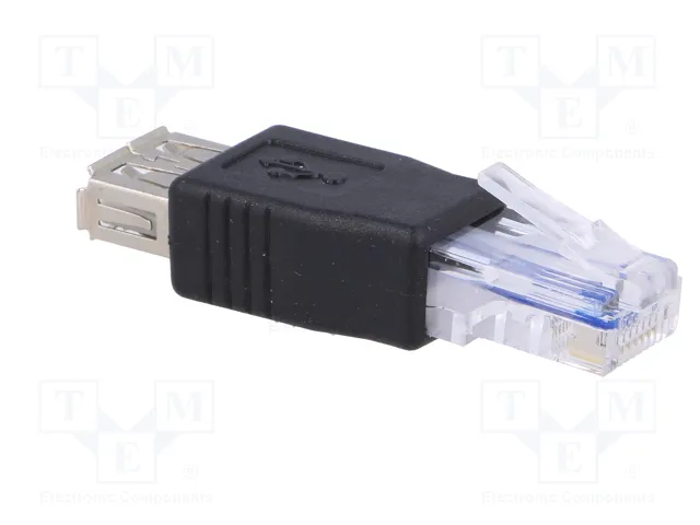 AKYGA Adaptador USB 2.0 a RJ45 Negro AKYGA Adaptador USB 2.0 a RJ45 Negro
