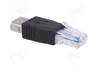 AKYGA Adaptador USB 2.0 a RJ45 Negro