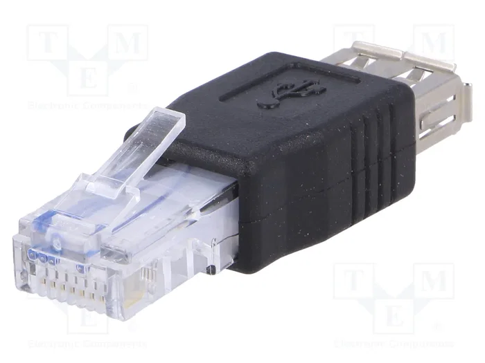 AKYGA Adaptador USB 2.0 a RJ45 Negro AKYGA Adaptador USB 2.0 a RJ45 Negro