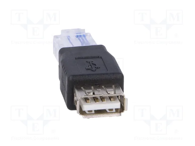AKYGA Adaptador USB 2.0 a RJ45 Negro AKYGA Adaptador USB 2.0 a RJ45 Negro