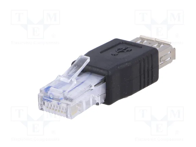 AKYGA Adaptador USB 2.0 a RJ45 Negro AKYGA Adaptador USB 2.0 a RJ45 Negro