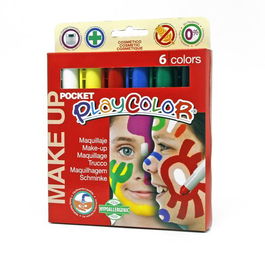 Maquillaje Playcolor Make Up Basic Pocket De 5 G Caja De 6 Unidades Surtido