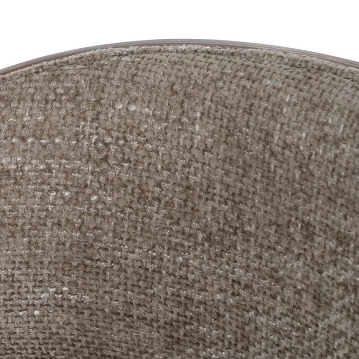 Ixia Silla con ruedas beige-marrón tejido-madera