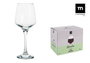 La Mediterranea Set de 4 cajas de 6 copas de vino/agua Lavere 400cc Cristal