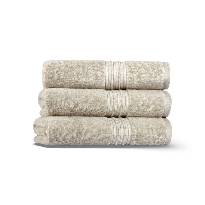 Mijölnir Toalla de Manos de Algodón 100% Beige 40 x 71 cm Suave y Absorbente Ideal para Baño
