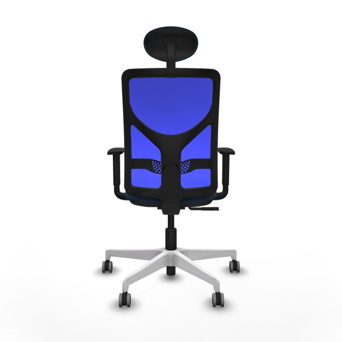 PIQUERAS Y CRESPO Silla de oficina Motilla Azul con mecanismo Sincro PIQUERAS Y CRESPO Silla de oficina Motilla Azul con mecanismo Sincro