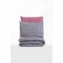 Aucune Juego de Cama Rosa con Funda Nórdica y 2 Fundas de Almohada