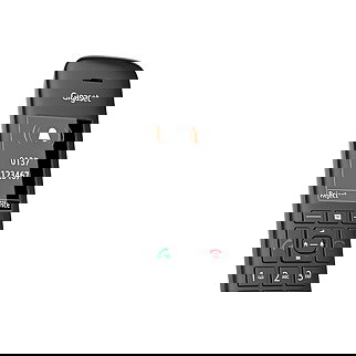 Gigaset C570HX Teléfono DECT/analógico inalámbrico con altavoz y pantalla a color, Negro