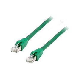 EQUIP Cable de Red Cat8.1 S/FTP 2 m, 2x RJ45 Macho, Verde LSZH, 40 Gb/s, PoE++, Blindaje S-STP, 608041