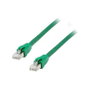 EQUIP Cable de Red Cat8.1 S/FTP 2 m, 2x RJ45 Macho, Verde LSZH, 40 Gb/s, PoE++, Blindaje S-STP, 608041