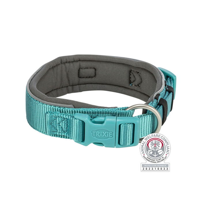 Collar para Perro Trixie Premium Grafito Azul claro M/L 40-48 cm Collar para Perro Trixie Premium Grafito Azul claro M/L 40-48 cm
