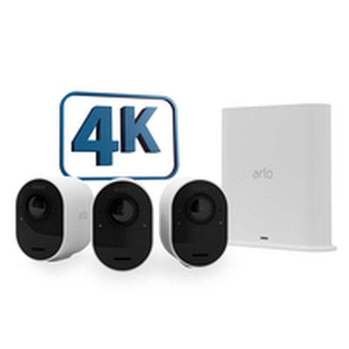 Arlo Arlo Ultra 2 Kit de 3 Cámaras Inalámbricas 4K - Blanco