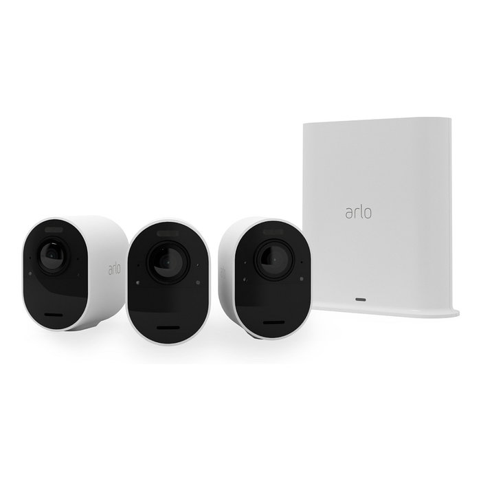 Arlo Arlo Ultra 2 Kit de 3 Cámaras Inalámbricas 4K - Blanco