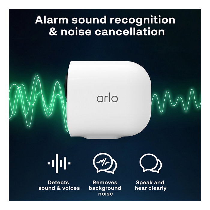 Arlo Arlo Ultra 2 Kit de 3 Cámaras Inalámbricas 4K - Blanco