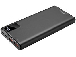 Sandberg Powerbank USB-C PD 20W 10000 mAh Batería Externa de Aluminio Alta Velocidad Carga Óptima Dispositivos Móviles