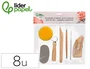 Liderpapel Pack 8 Herramientas Surtidas para Modelar, Certificado FSC