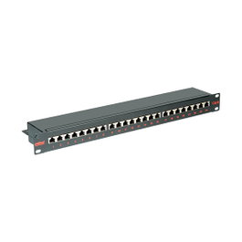 ROLINE Patch Panel Cat.6/Class E 24 Puertos STP Negro