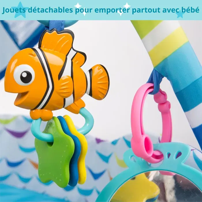 Disney Baby Colchoneta de actividades Mr. Ray Ocean Lights con Nemo