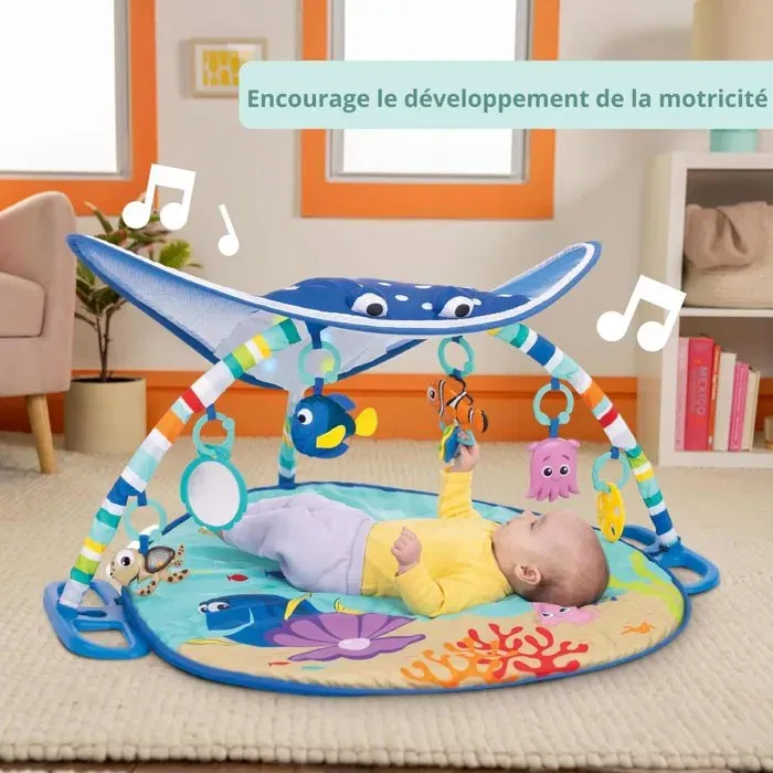 Disney Baby Colchoneta de actividades Mr. Ray Ocean Lights con Nemo