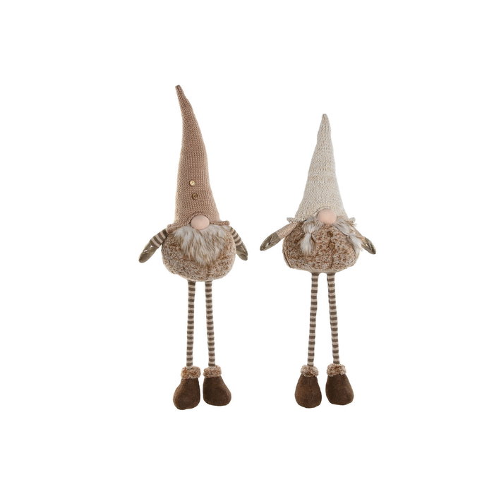 DKD Home Decor Figura de Gnomos 85, Surtido de 2 Unidades