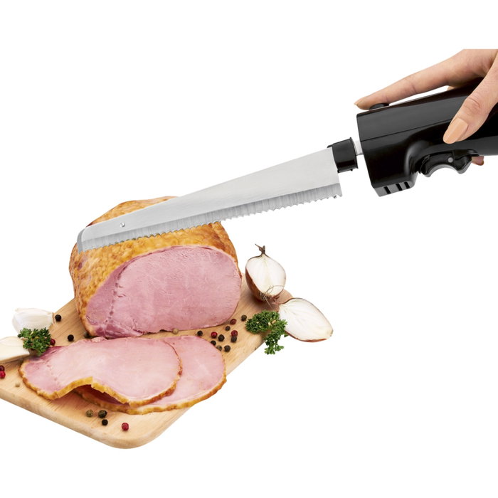 Clatronic EM 3702 Cuchillo Eléctrico Negro/Inox