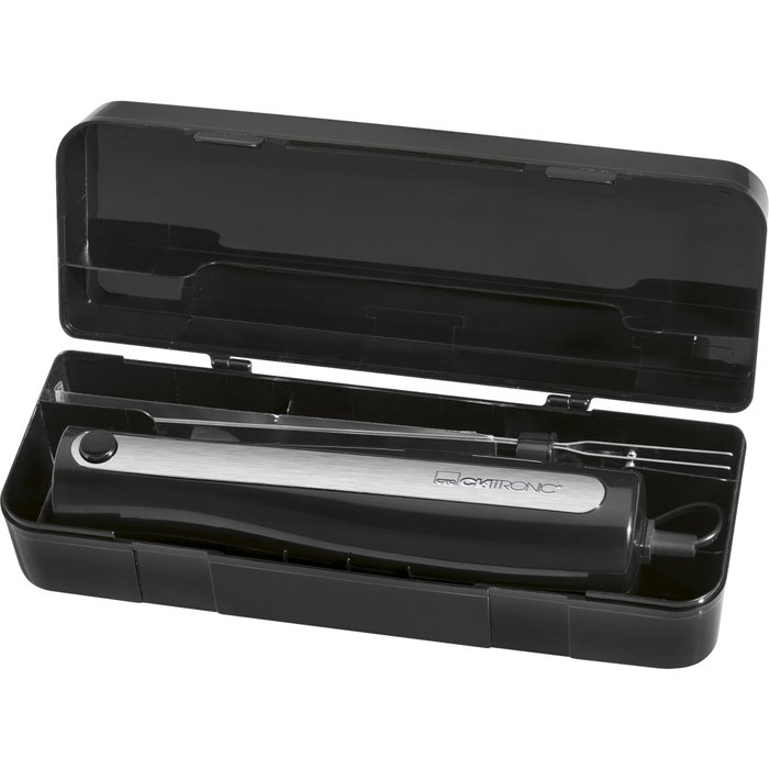 Clatronic EM 3702 Cuchillo Eléctrico Negro/Inox