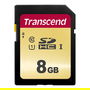 Transcend SDC500S Tarjeta SDHC de 8GB Clase 10 UHS-I U1 Velocidad 95/20 MB/s