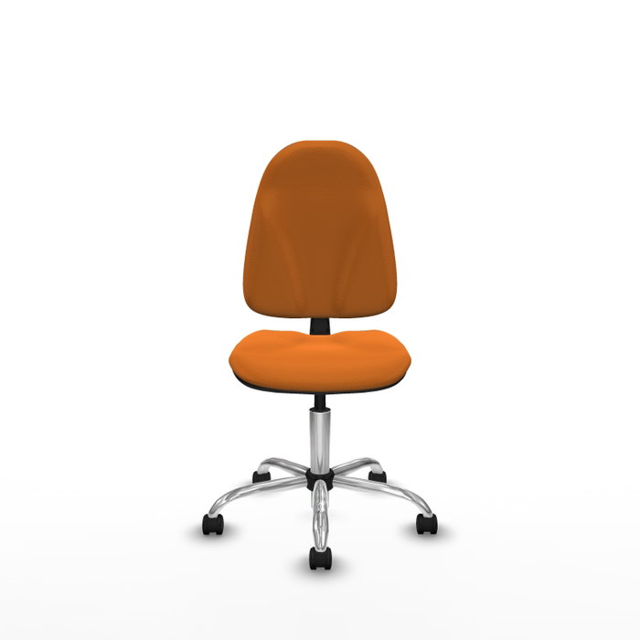 PIQUERAS Y CRESPO Silla de oficina Algarra Naranja Sin brazos PIQUERAS Y CRESPO Silla de oficina Algarra Naranja Sin brazos