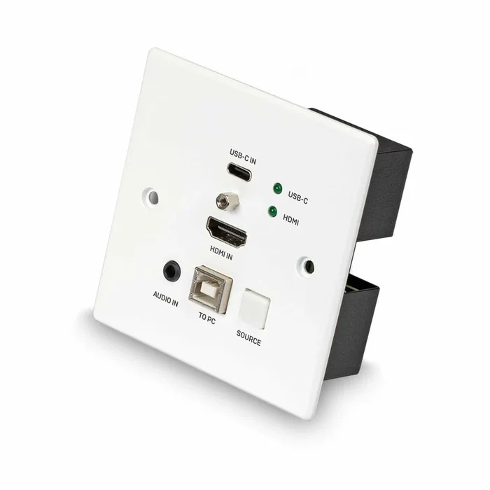 Lindy 38387 Extensor KVM Transmisor HDMI USB-C por Cable Cat6, 4K@60Hz, Hasta 150m