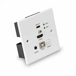 Lindy 38387 Extensor KVM Transmisor HDMI USB-C por Cable Cat6, 4K@60Hz, Hasta 150m