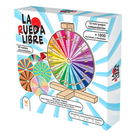 TOPI GAMES Juego de mesa La Rueda Libre Español para 2-12 Jugadores +7 Años 1800 Verdades o Retos